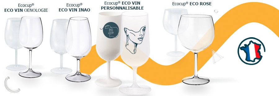 Gobelet Eco Cup 50cl : Verre plastique réutilisable / verre