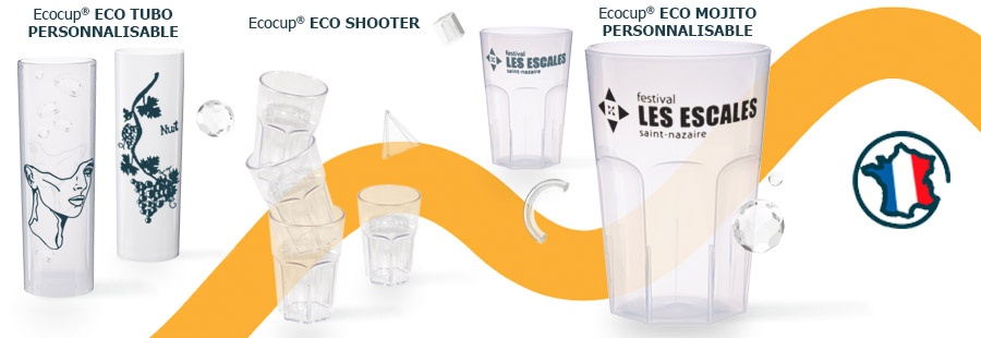 Ecocup : gobelet réutilisable & personnalisable des grands événements